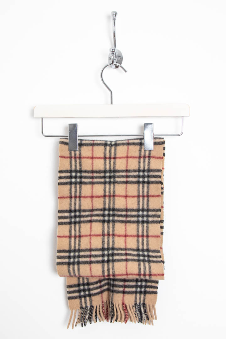 Image of Burberry Nova Check Lambswool Scarf