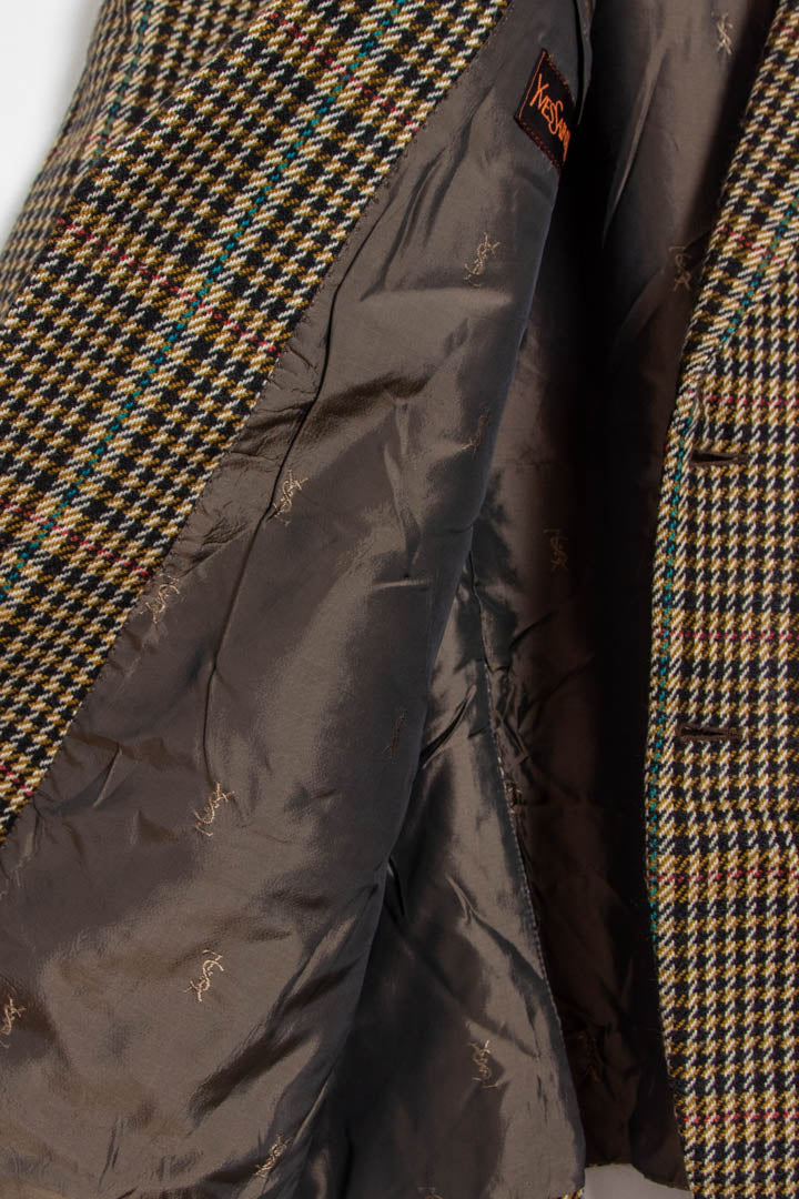 Image of YSL Cashmere Tweed Blazer (XL)