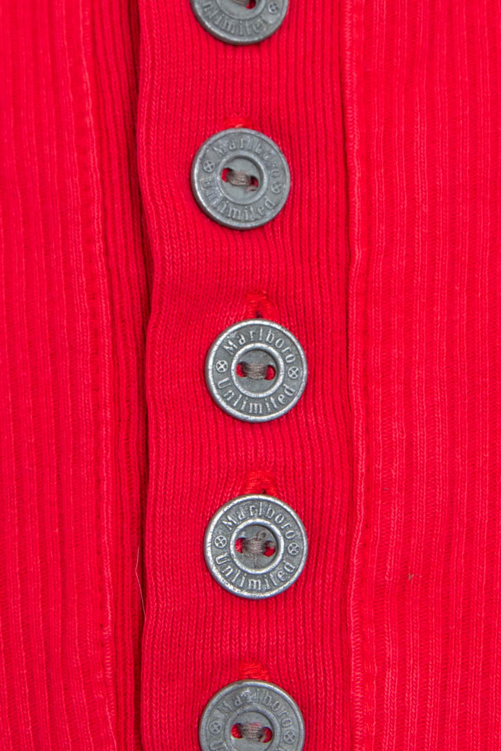 Image of Marlboro Button Up Waffle Top (XL)