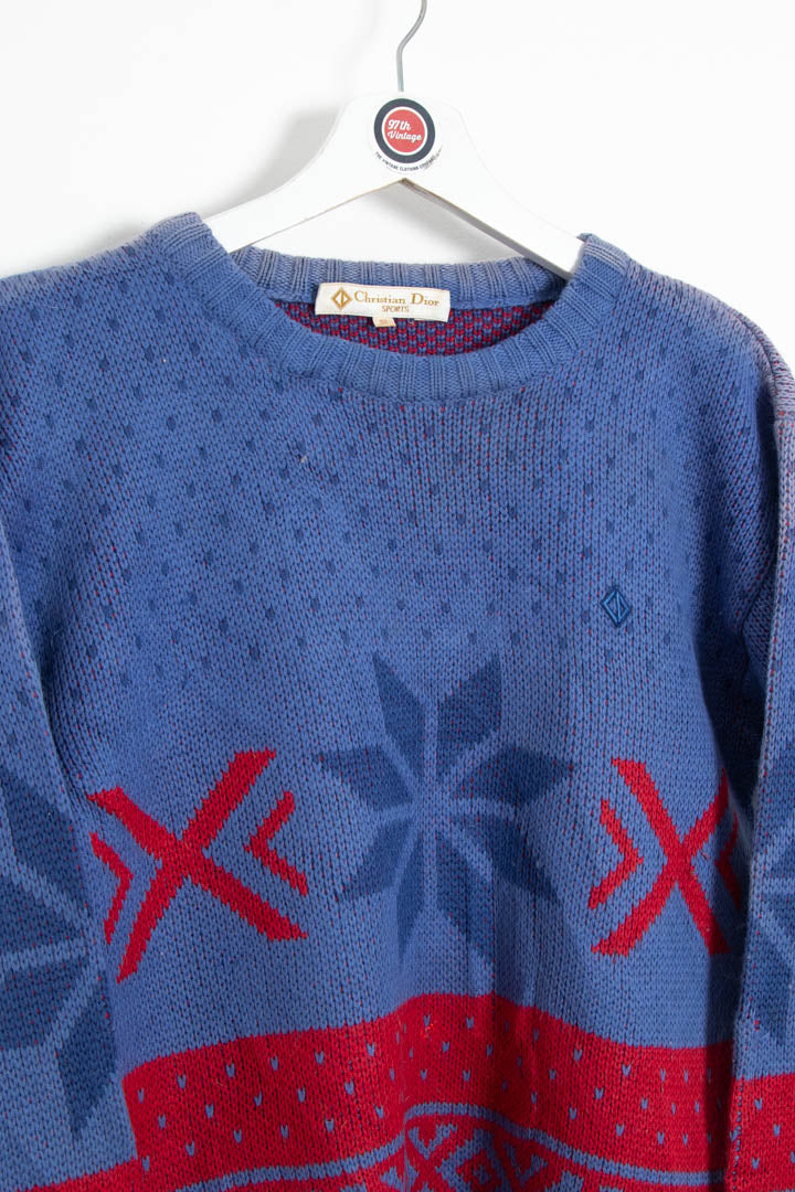 Image of Women's Christian Dior Knitted Wool Jumper (S)
