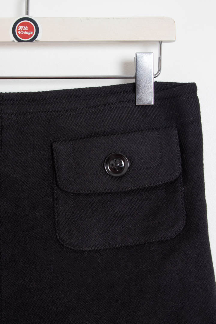 Image of Women's Burberry Wool Mini Skirt (UK 10)
