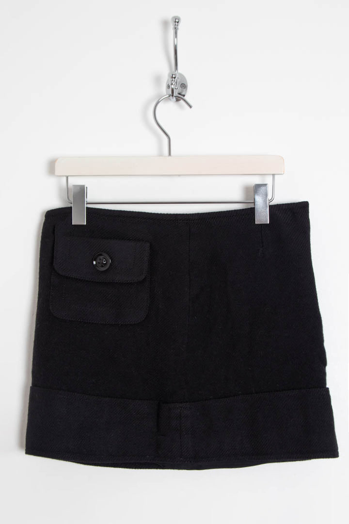 Image of Women's Burberry Wool Mini Skirt (UK 10)