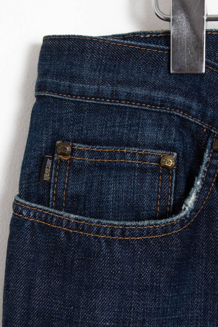 Image of Just Cavalli Straight Leg Denim Jeans (W36 x L30)
