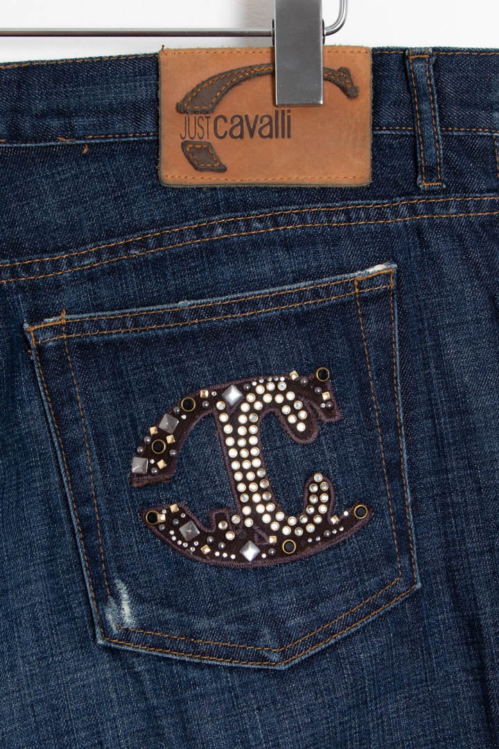 Image of Just Cavalli Straight Leg Denim Jeans (W36 x L30)