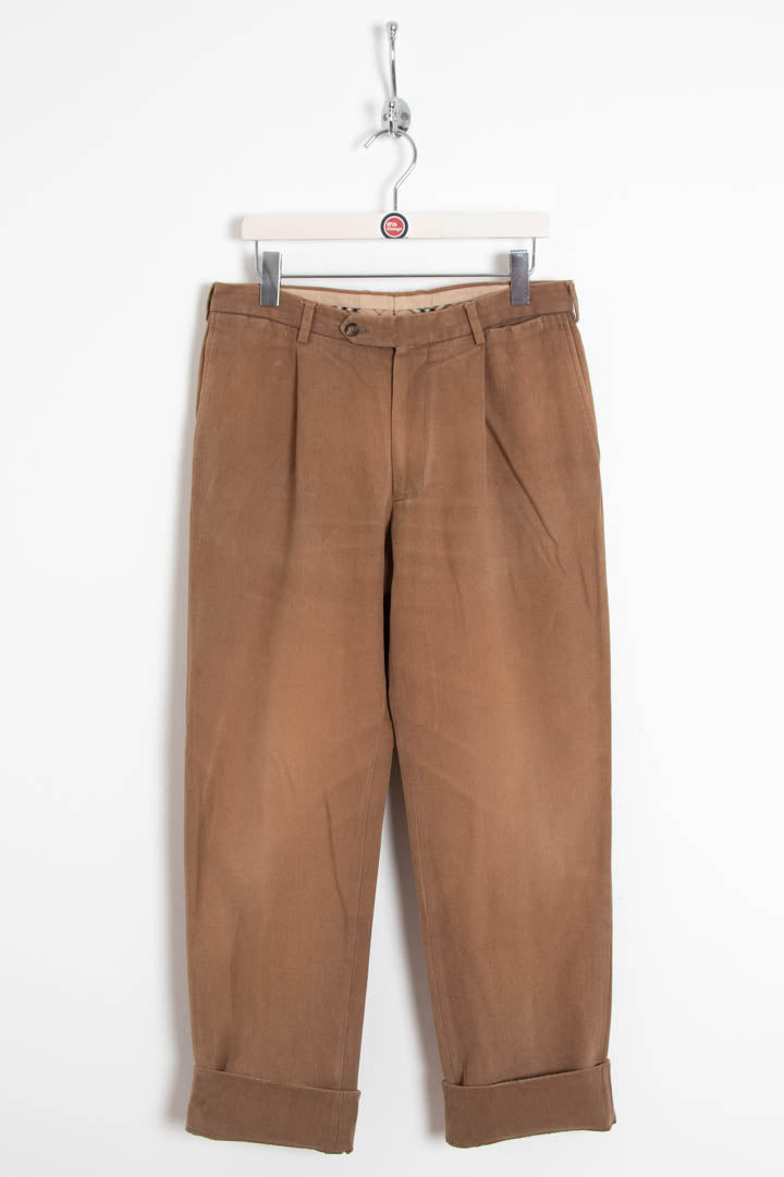 Image of Burberry Wide Leg Trousers (W32 x L32)