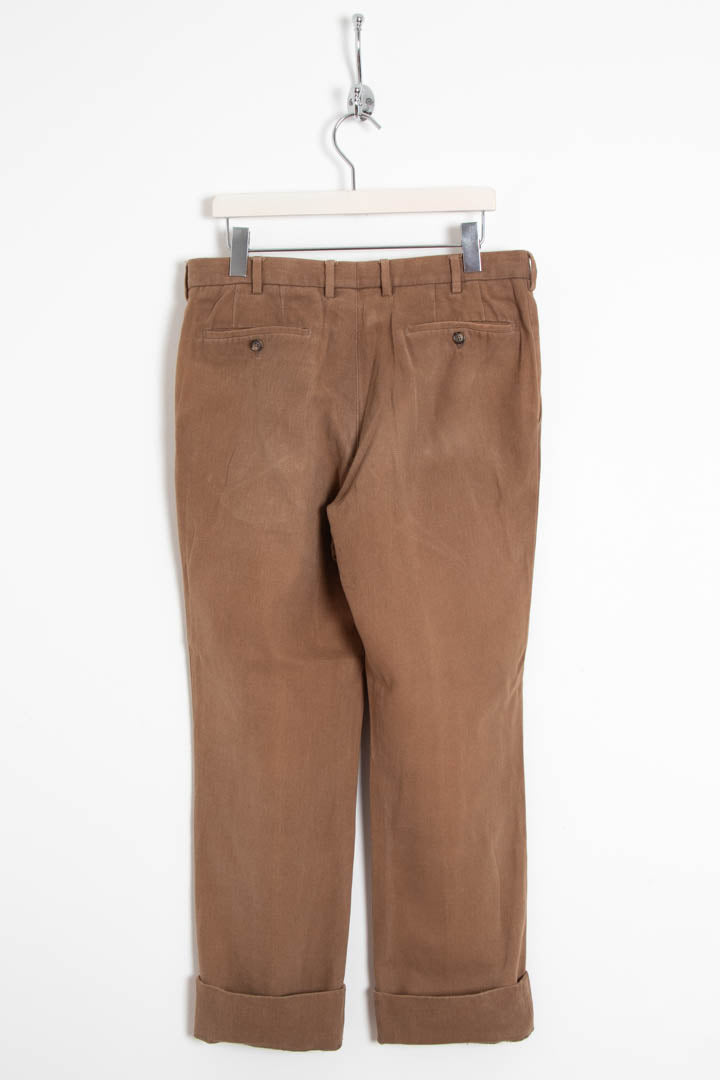 Image of Burberry Wide Leg Trousers (W32 x L32)