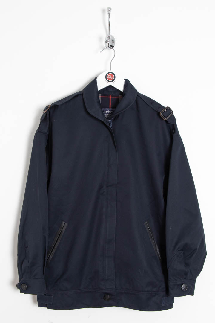 Image of Women's Burberry Leather Trim Harrington Jacket (S)
