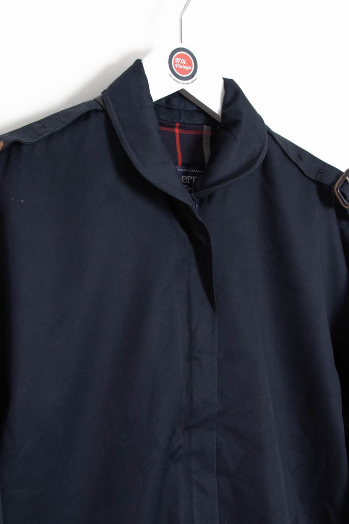 Image of Women's Burberry Leather Trim Harrington Jacket (S)
