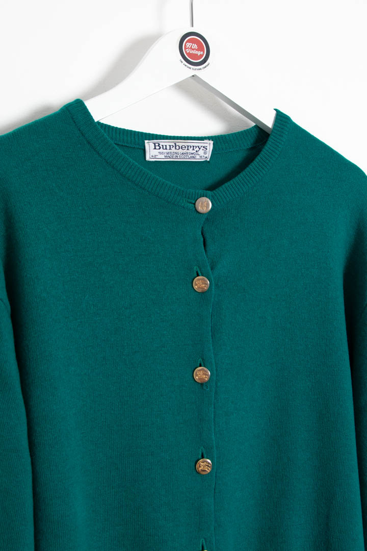 Image of Women's Burberry Lambswool Cardigan (UK 16)