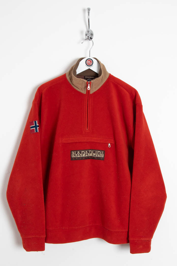 Image of Napapijri 1/4 Zip Fleece Jumper (S)
