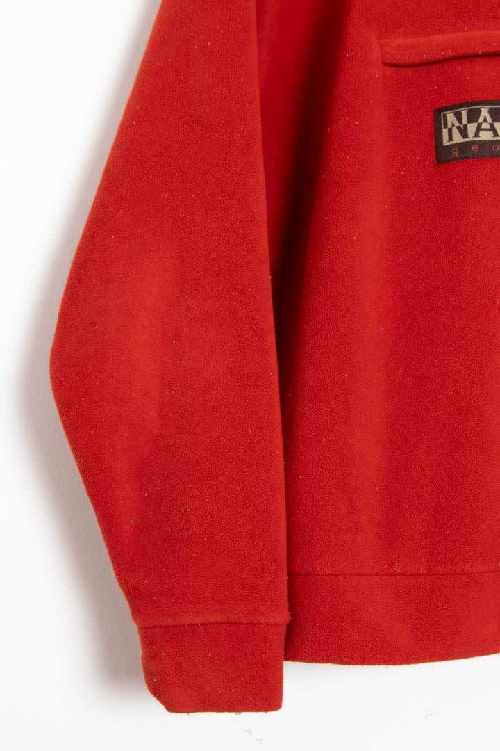 Image of Napapijri 1/4 Zip Fleece Jumper (S)