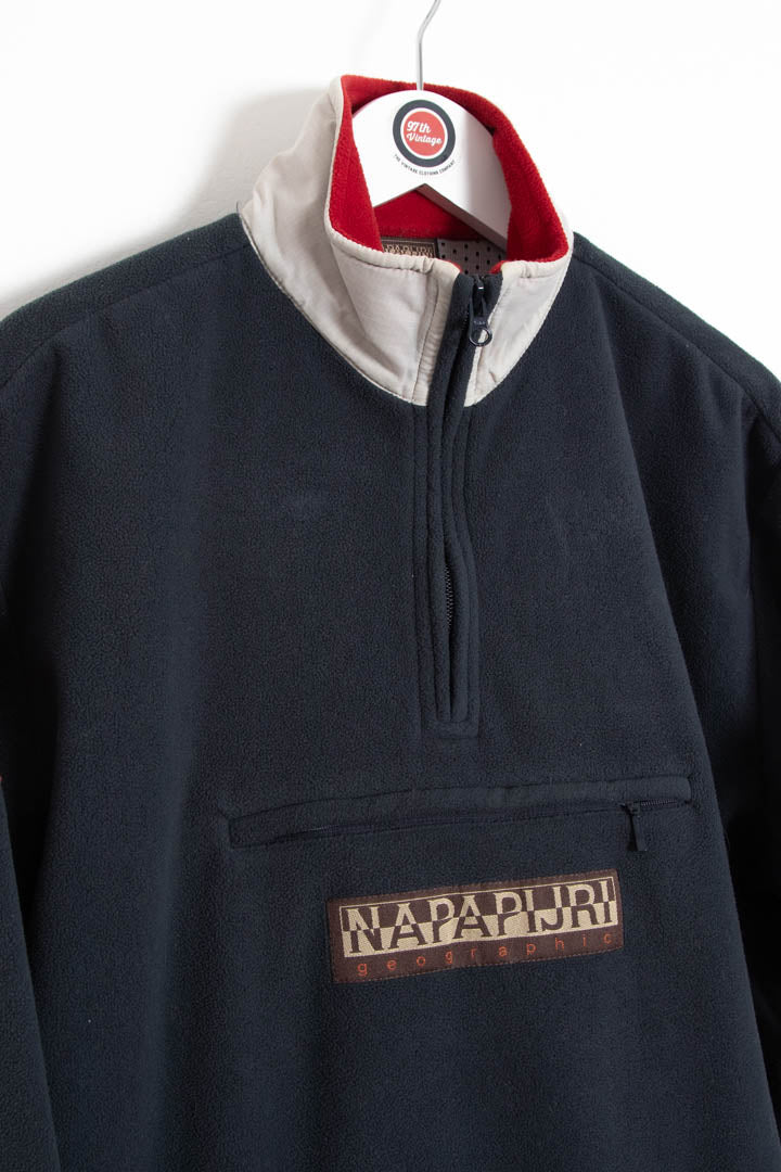 Image of Napapijri 1/4 Zip Fleece Jumper (XS)