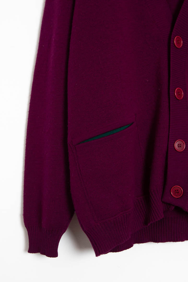 Image of Valentino Garavani Button Up Wool Cardigan (XL)