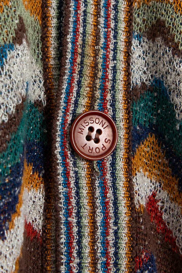 Image of Missoni Button Up Knitted Cardigan (XXL)