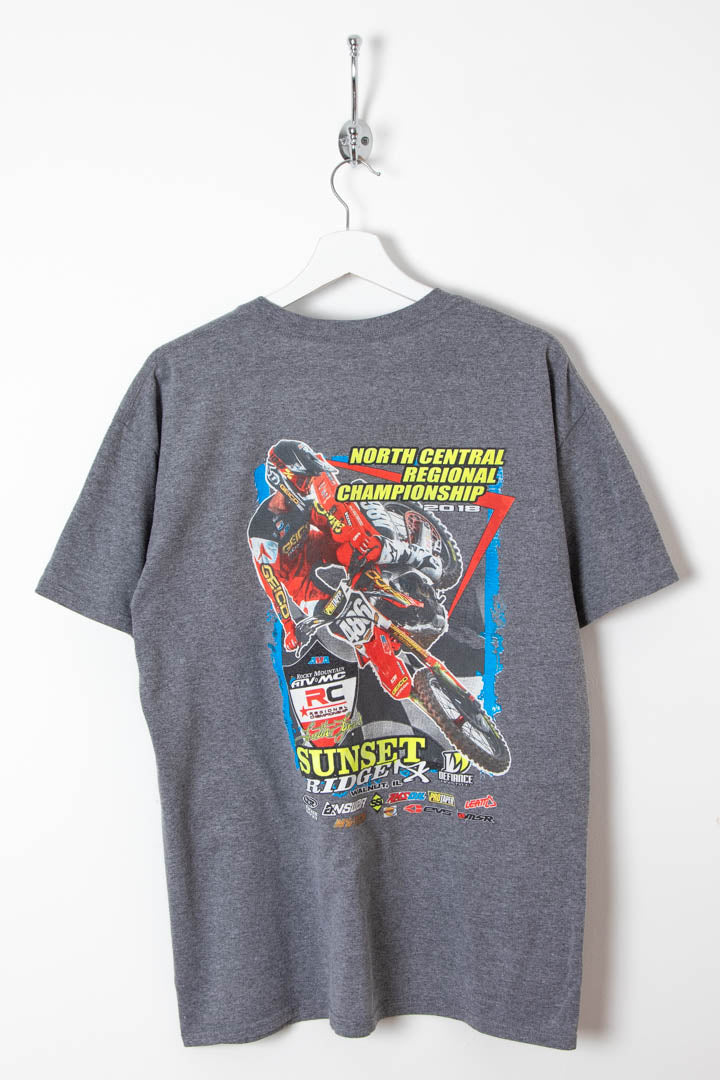 Image of Motocross Racing Graphic T-Shirt (L)