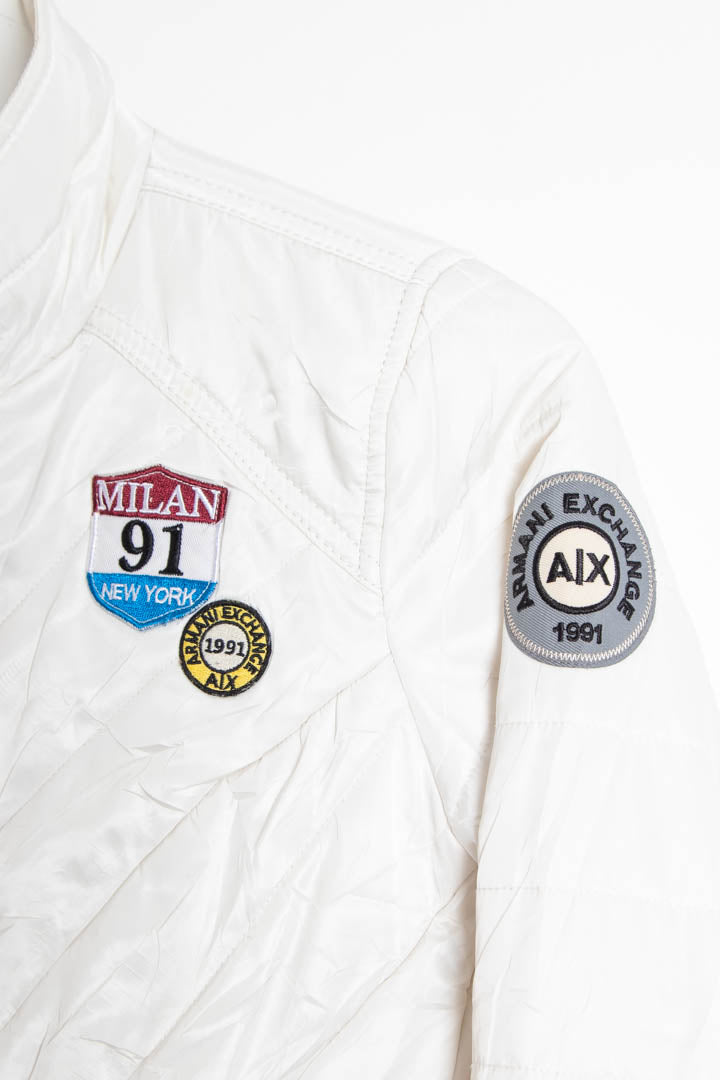 Image of Women's Armani Quilted Bomber Jacket (XS)