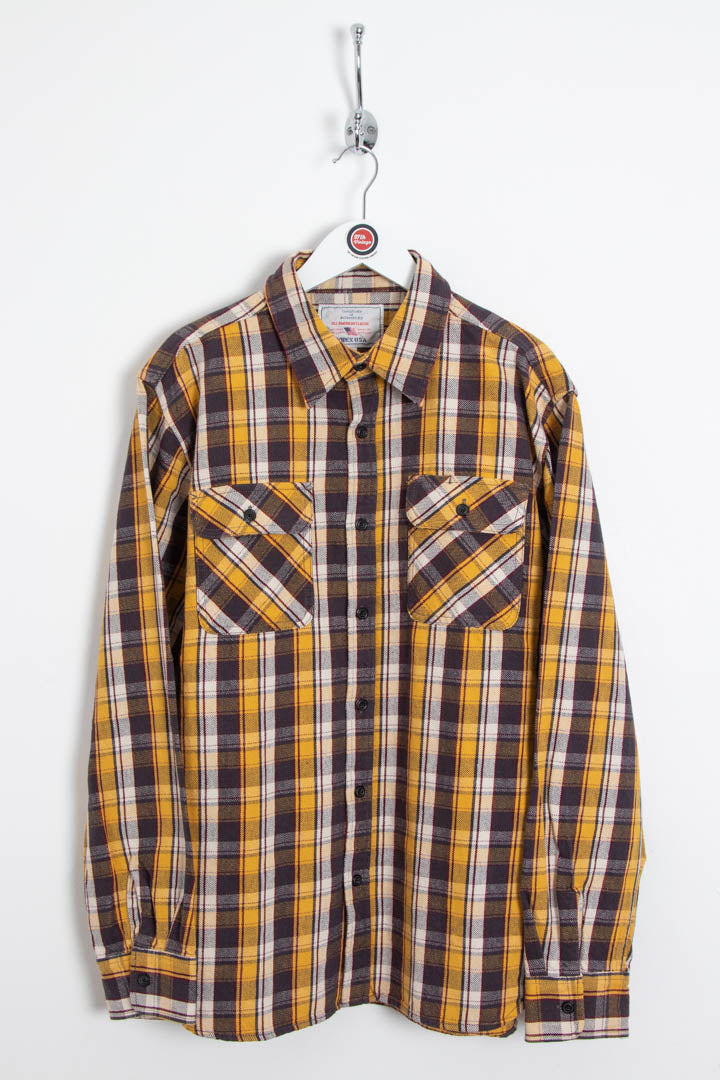 Image of Avirex Long Sleeve Checkered Flannel Shirt (M)