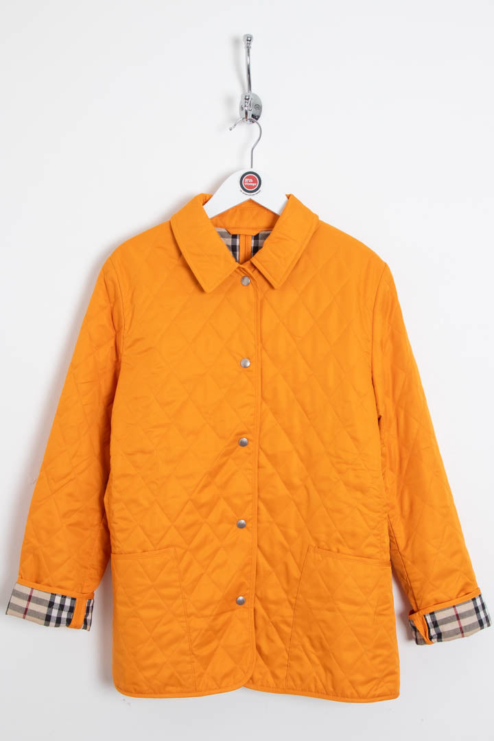 Image of Women's Burberry Nova Check Lined Quilted Jacket (S)