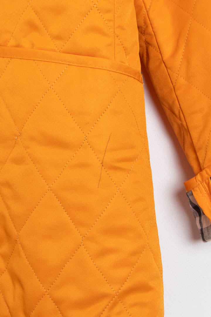 Image of Women's Burberry Nova Check Lined Quilted Jacket (S)
