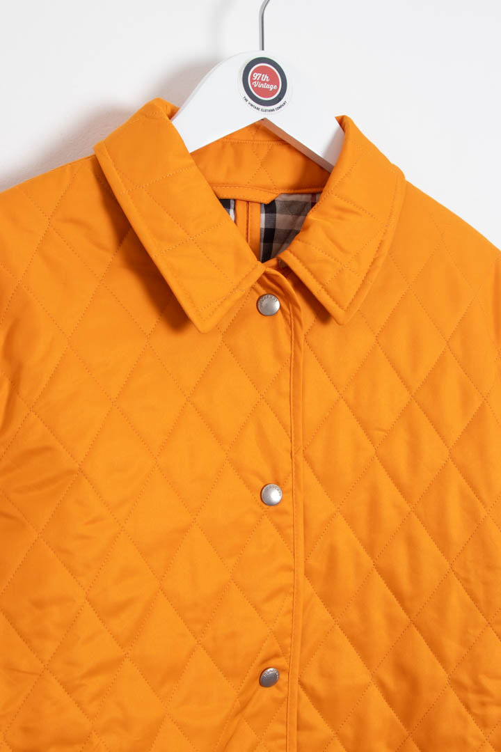 Image of Women's Burberry Nova Check Lined Quilted Jacket (S)