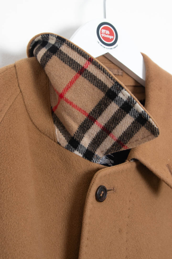 Image of Burberry Cashmere Wool Trench Coat (XL)