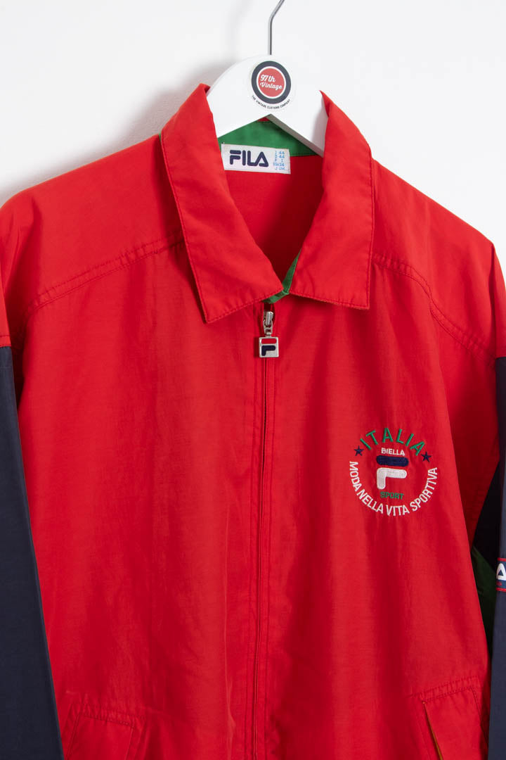 Image of Fila Colour Block Harrington Jacket (M)