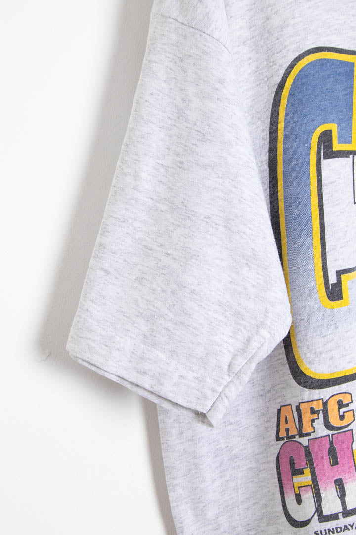 Image of 1995 San Diego Chargers Champions Single Stitch Graphic T-Shirt (XL)