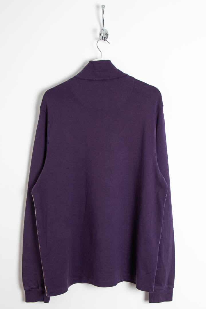 Image of Burberry 1/4 Zip Jumper (XL)