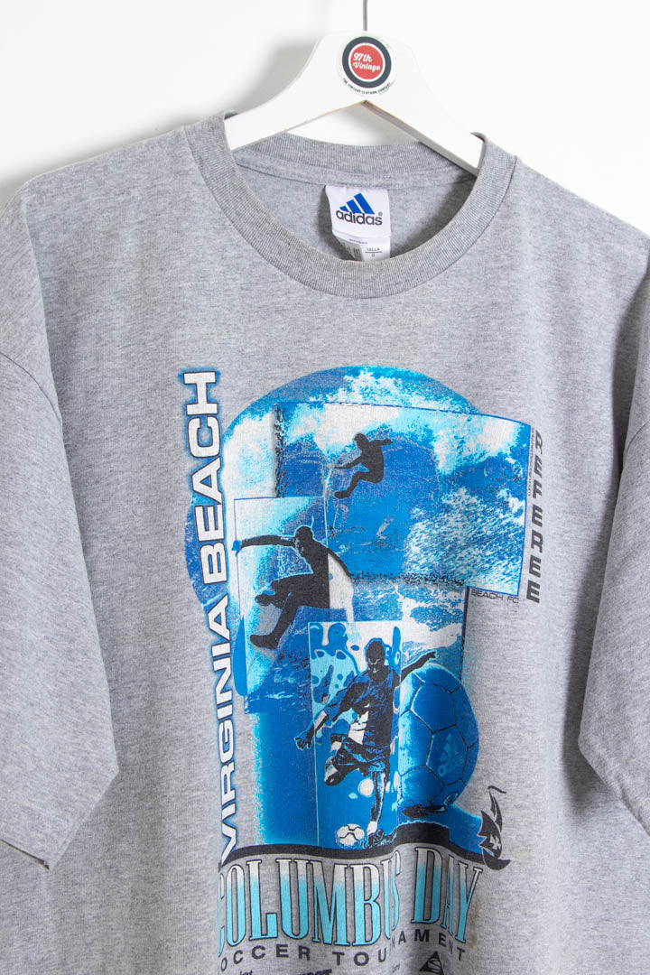 Image of Columbus Day Soccer Tournament Adidas T-Shirt (L)