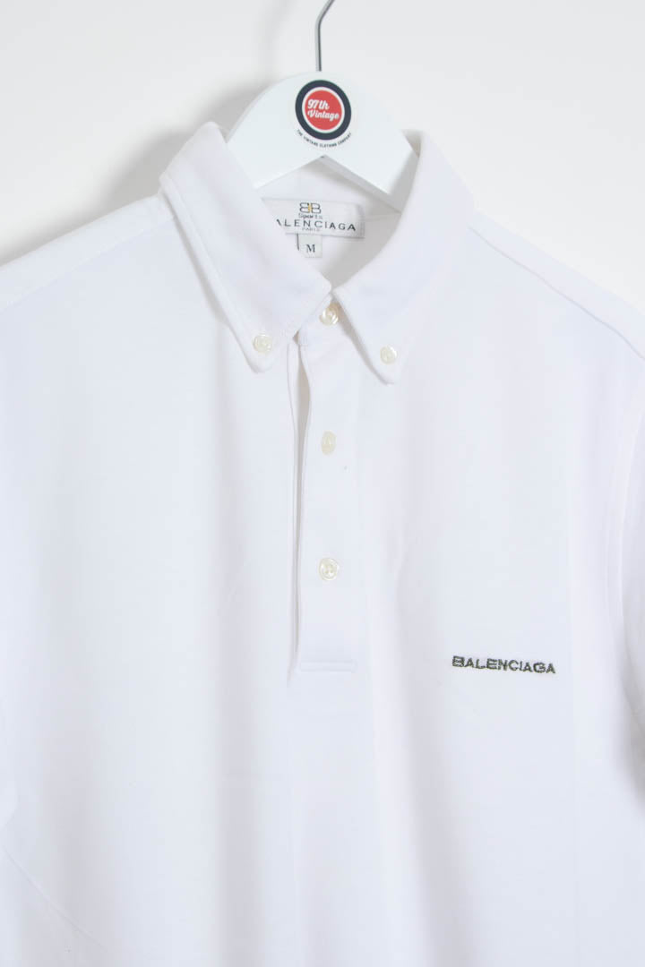 Image of Balenciaga Short Sleeve Polo Shirt (S)