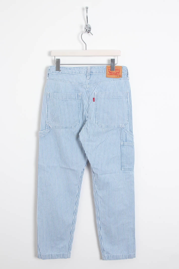 Image of Levi's Hickory Stripe Carpenter Trousers (W30 x L30)