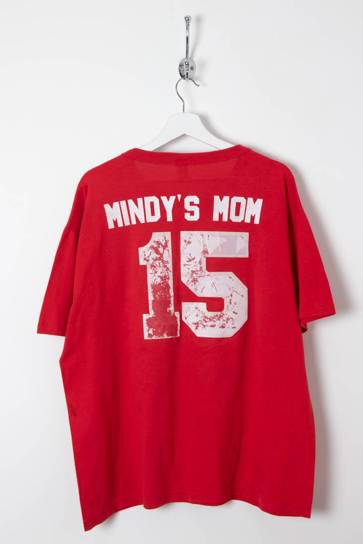 Image of Alden Redskins Football Single Stitch Graphic T-Shirt (XL)