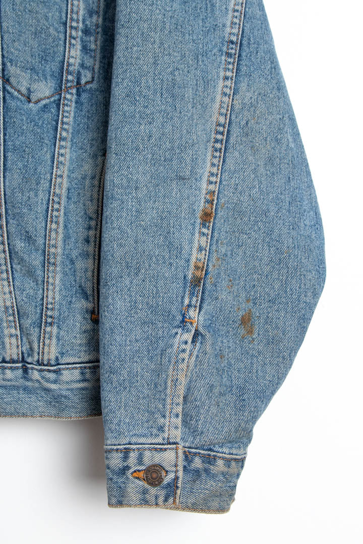 Image of Levi's Blanket Lined Denim Trucker Jacket (XL)