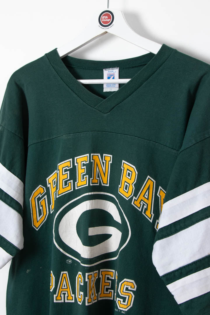 Image of Green Bay Packers Single Stitch Graphic T-Shirt (M)