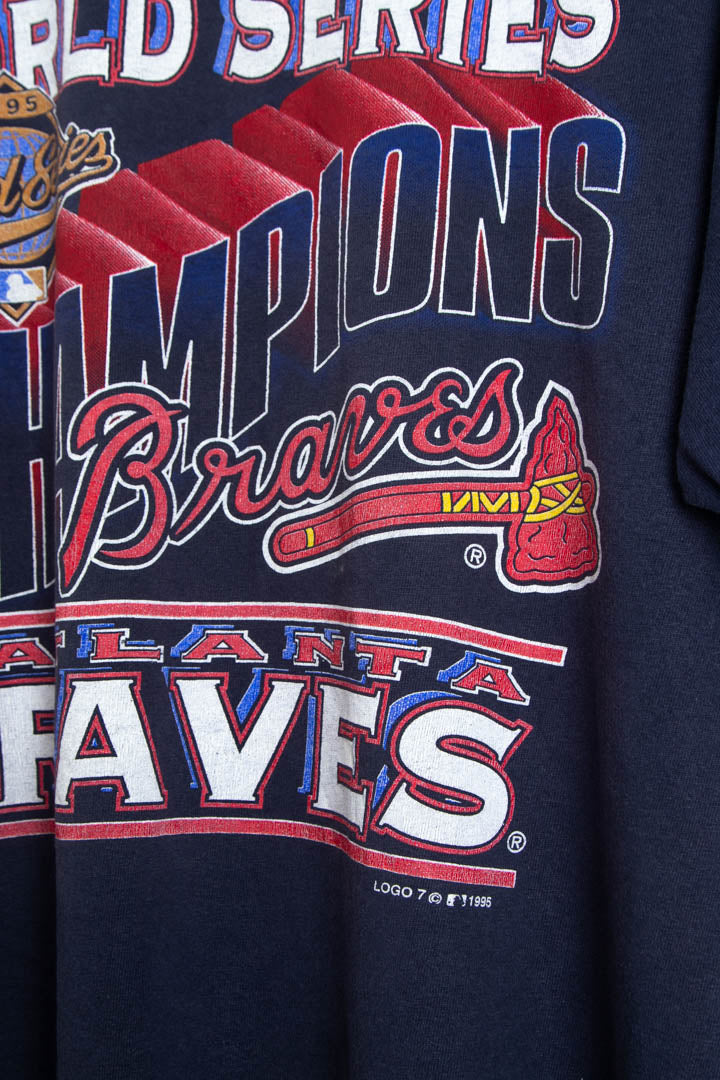 Image of 1995 Atlanta Braves World Series Champions Graphic T-Shirt (XL)