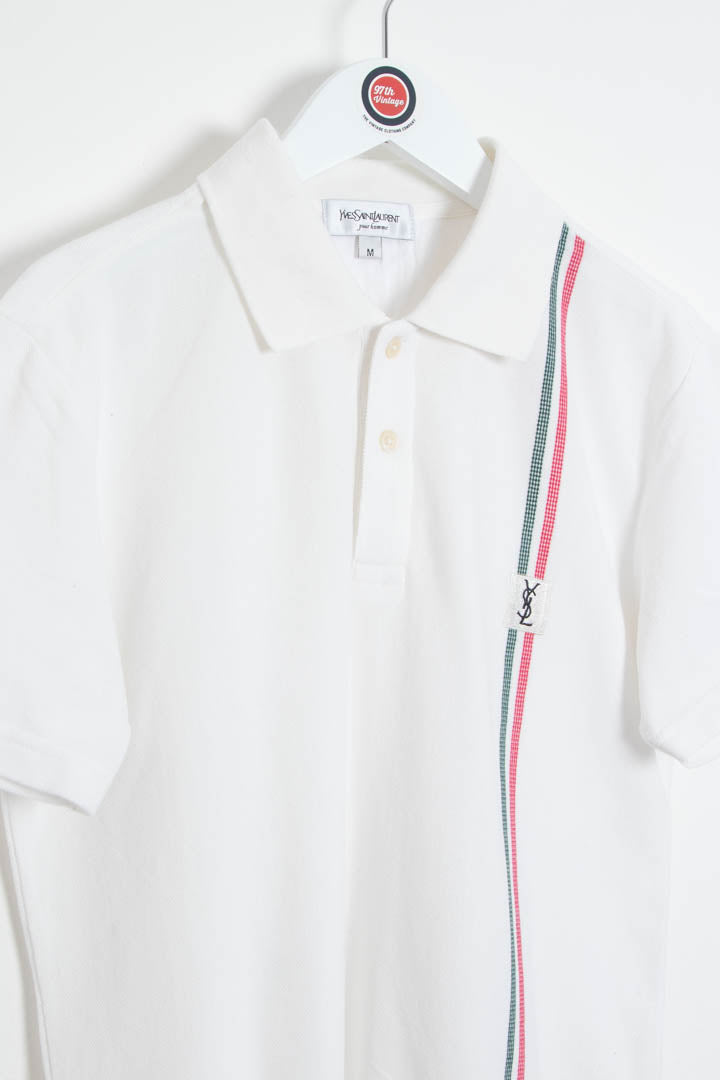 Image of YSL Short Sleeve Polo Shirt (S)