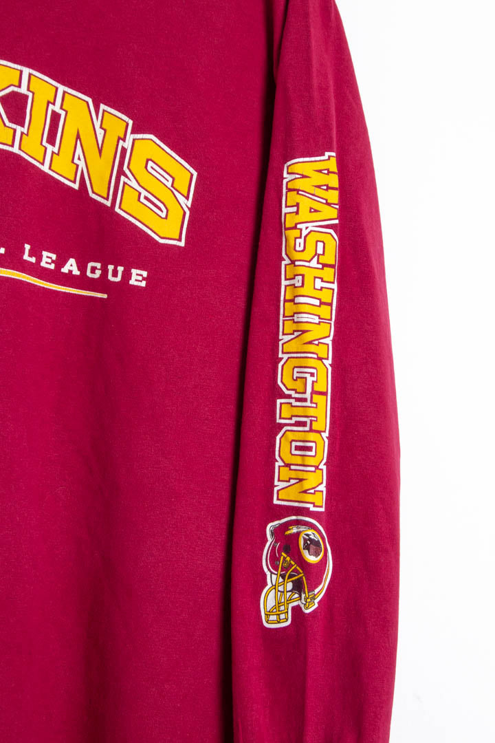 Image of Washington Redskins Football Long Sleeve T-Shirt (S)