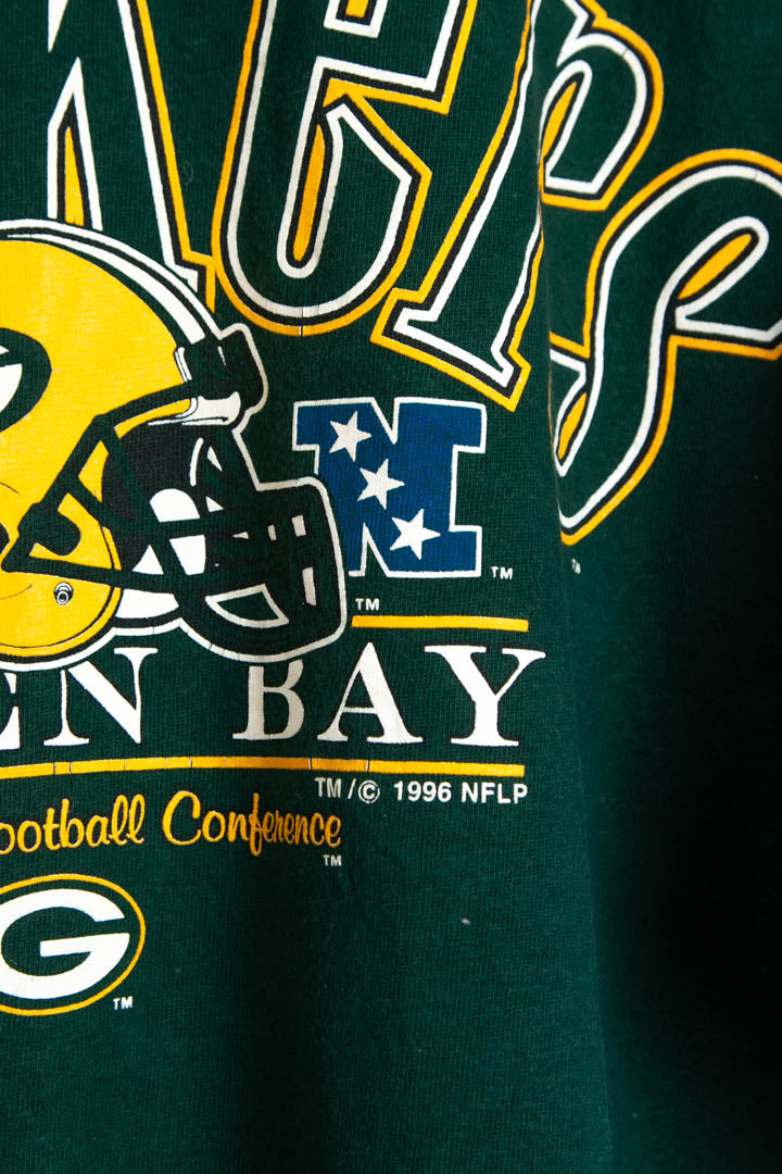 Image of 1996 Green Bay Packers Graphic T-Shirt (M)