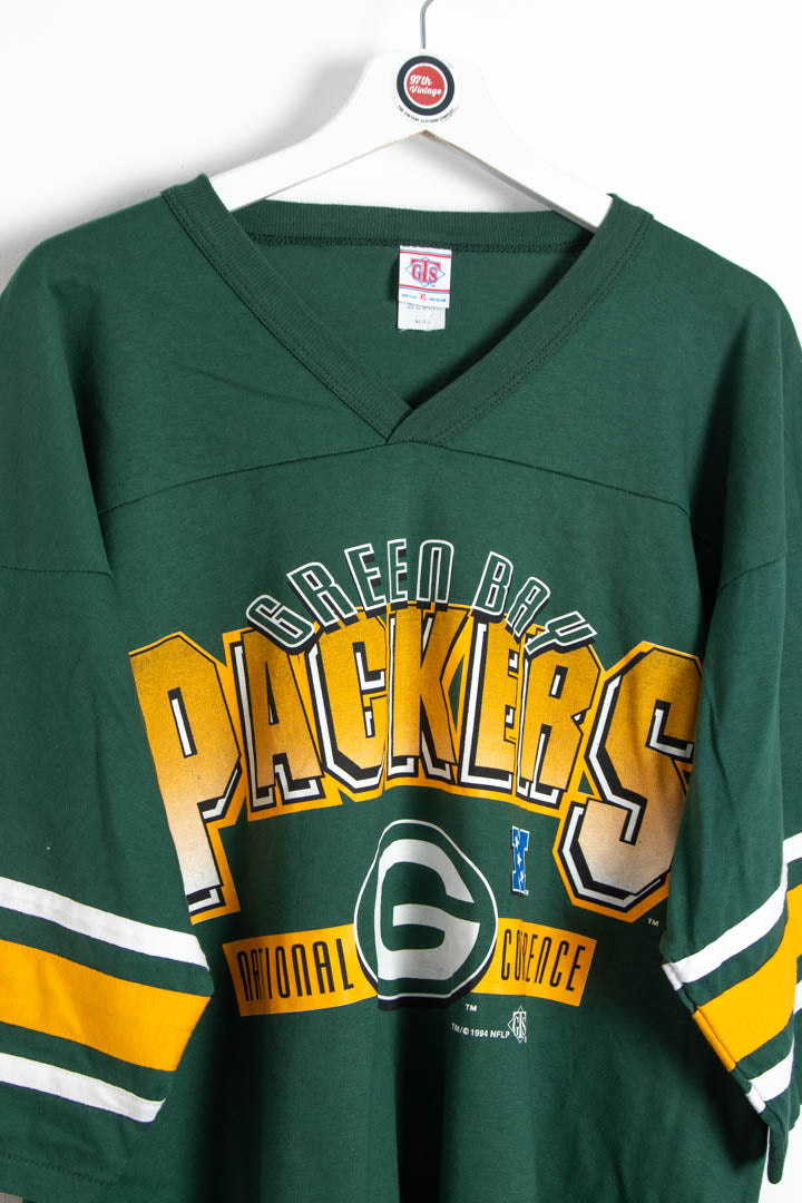 Image of 1994 Green Bay Packers Single Stitch Raglan T-Shirt (XL)