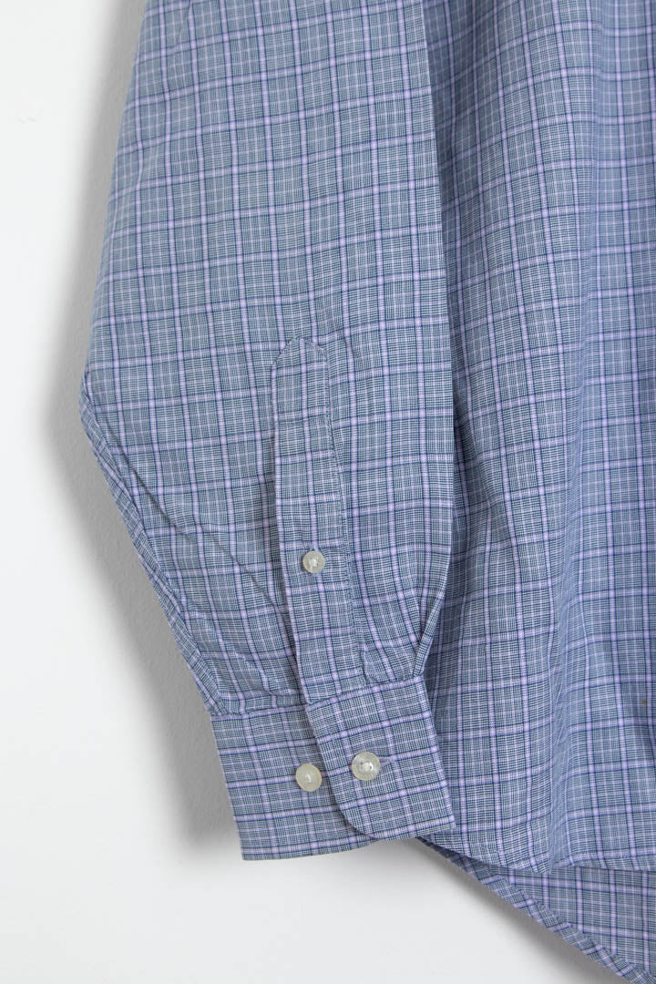Image of Balenciaga Long Sleeve Checkered Shirt (S)