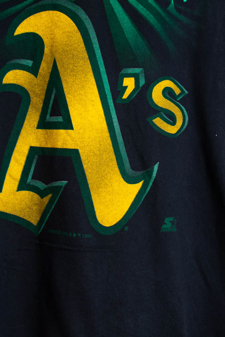 Image of 1992 Oakland Athletics Single Stitch Starter T-Shirt (M)