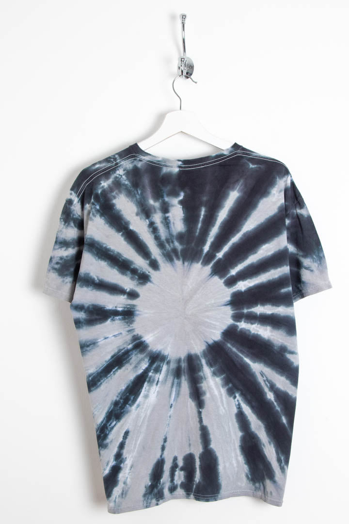 Image of Oakland Raiders Tie Dye Graphic T-Shirt (M)