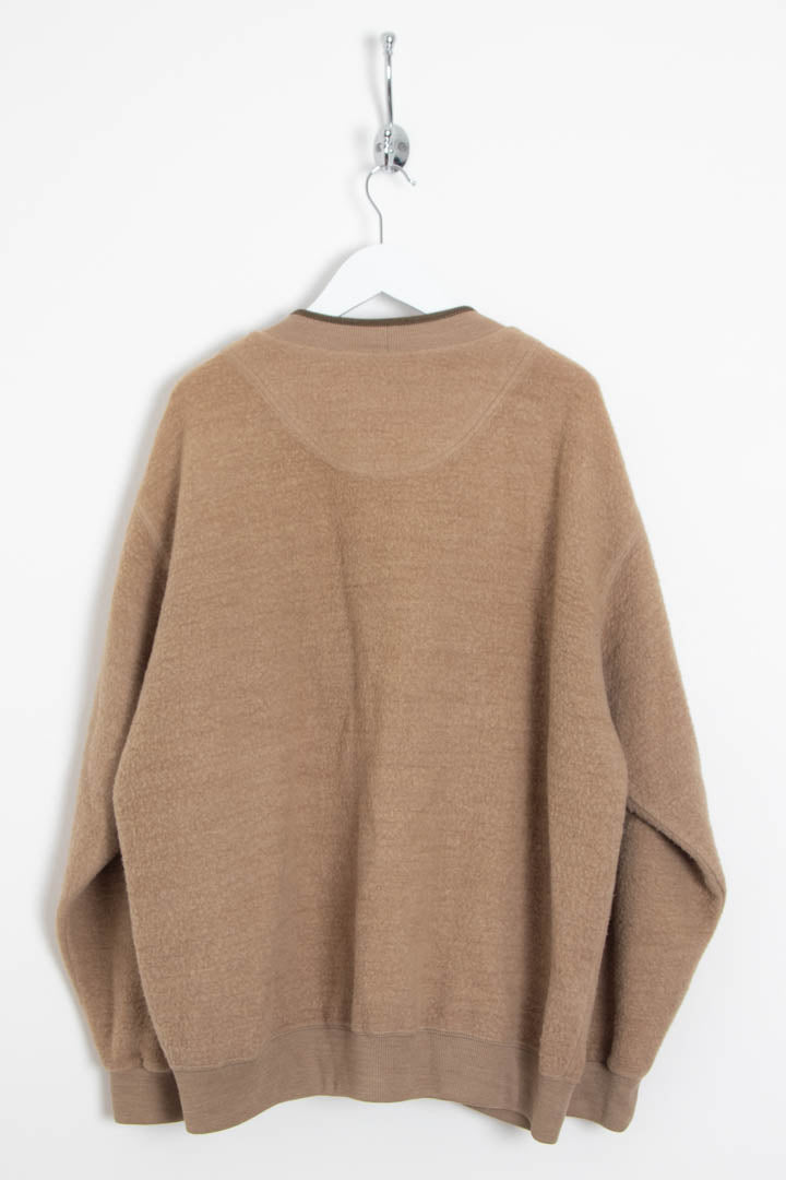 Image of YSL Button Up Fleece Cardigan (L)