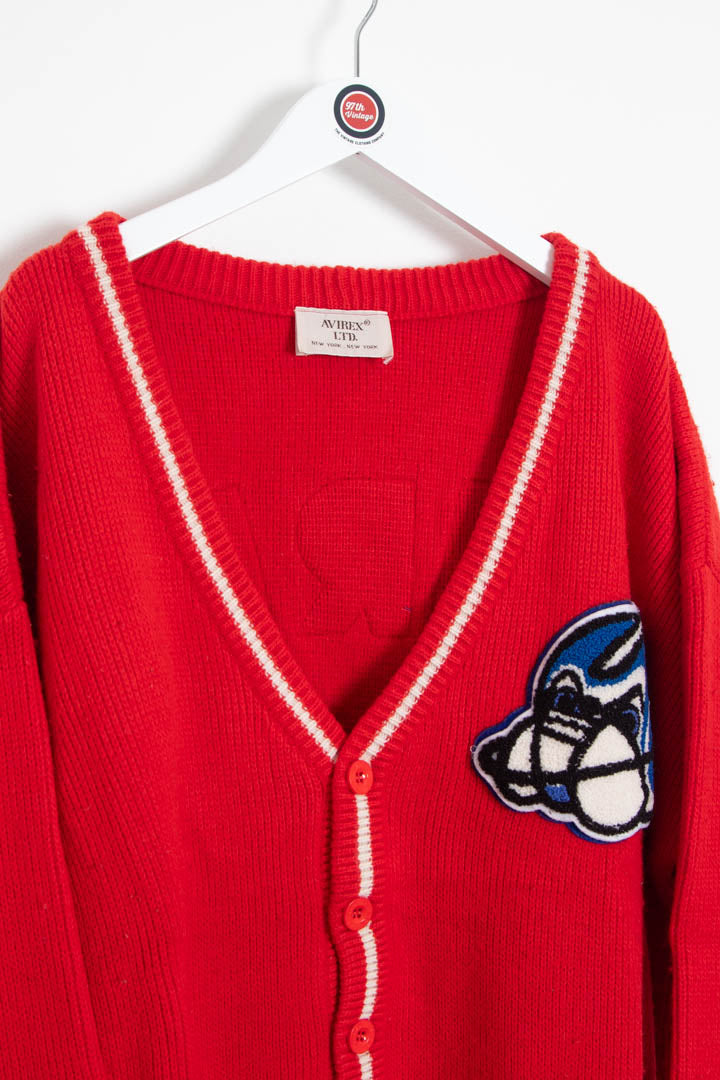 Image of Women's Avirex Cadet Button Up Knitted Cardigan (L)