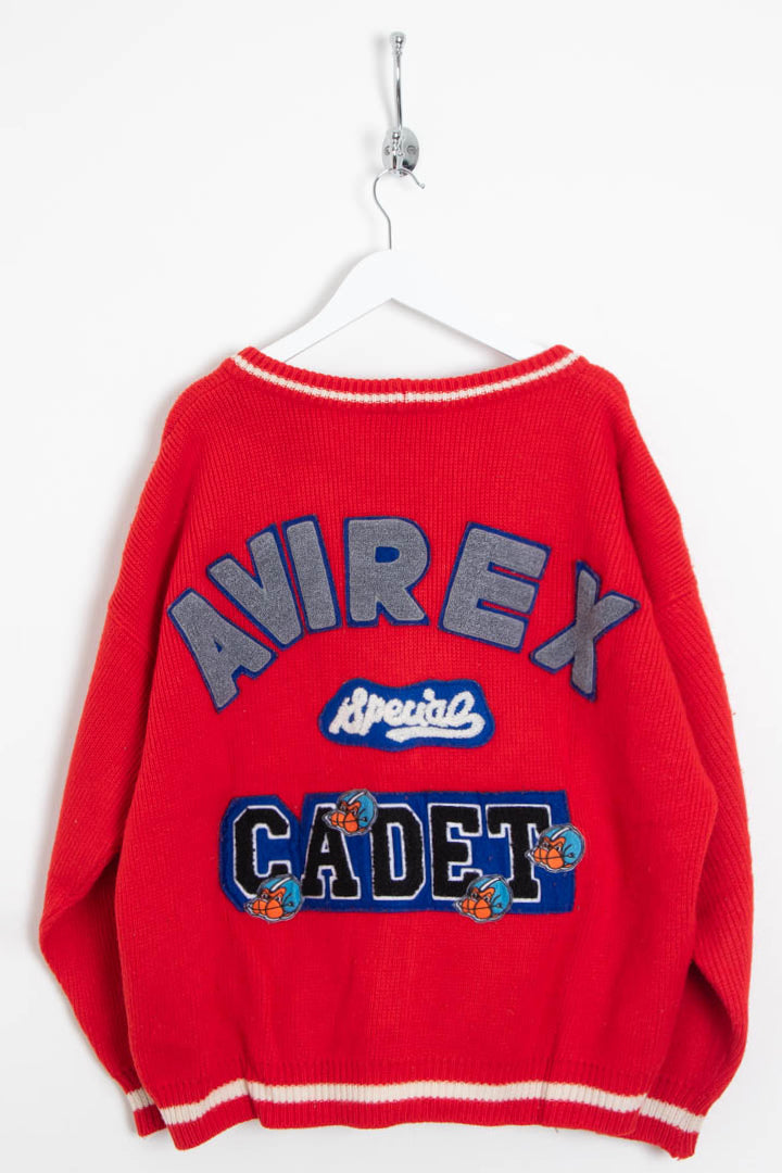 Image of Women's Avirex Cadet Button Up Knitted Cardigan (L)