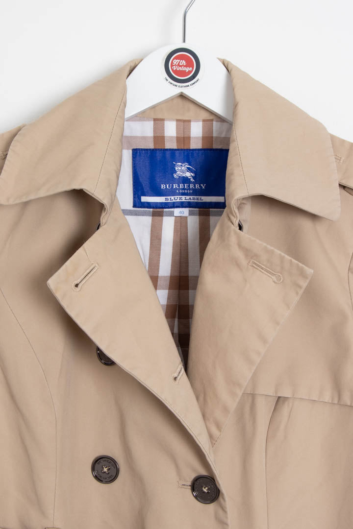 Image of Women's Burberry Blue Label Trench Coat (UK 8)