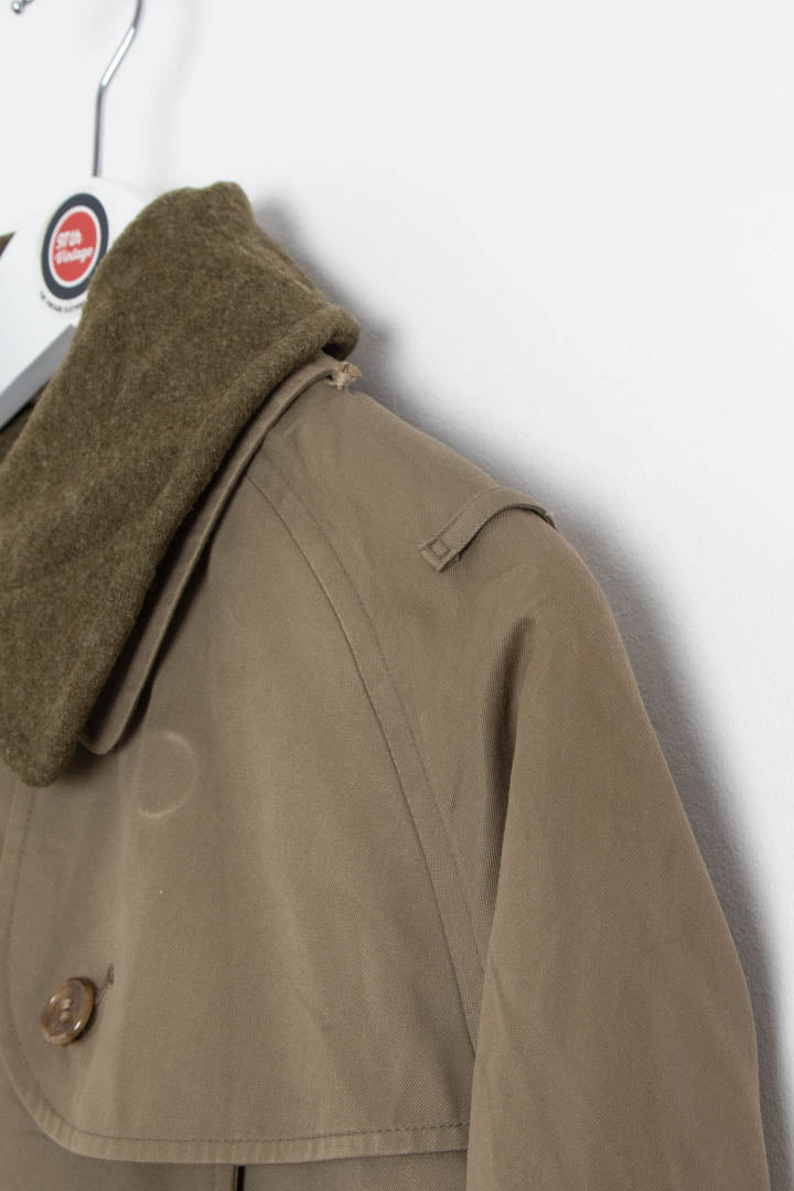 Image of Women's Burberry Wool Lined Nova Check Trench Coat (S)