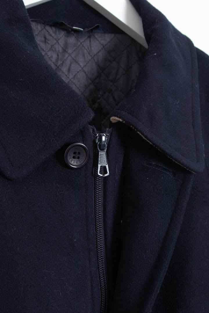 Image of Burberry Wool Cashmere Long Coat (L)