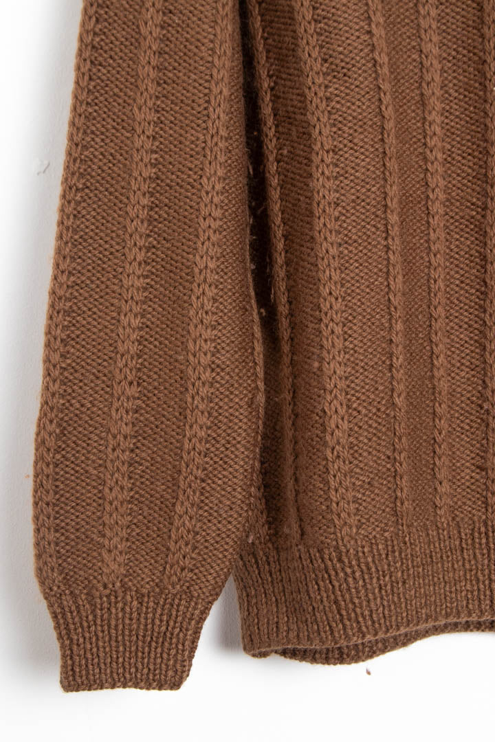 Image of Heavy Knit Fisherman Jumper (L)