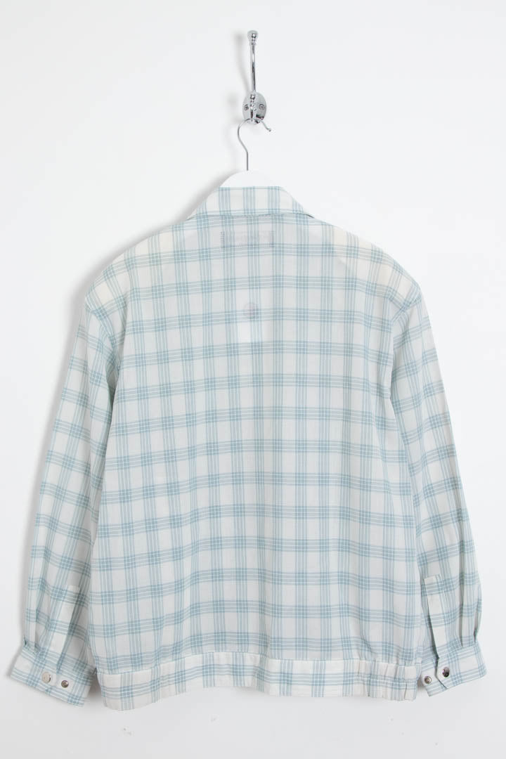 Image of YSL Checkered Harrington Jacket (S)
